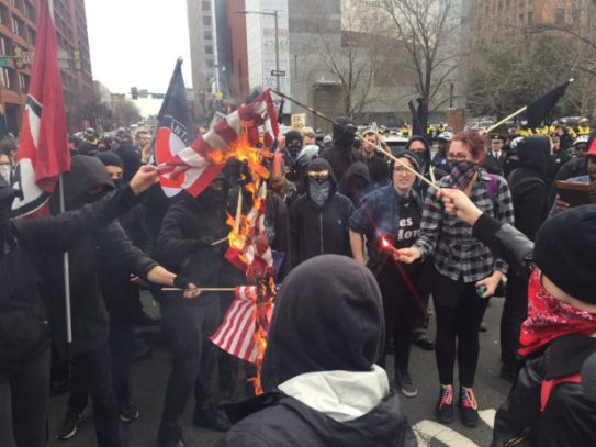 antifa-flag-burning